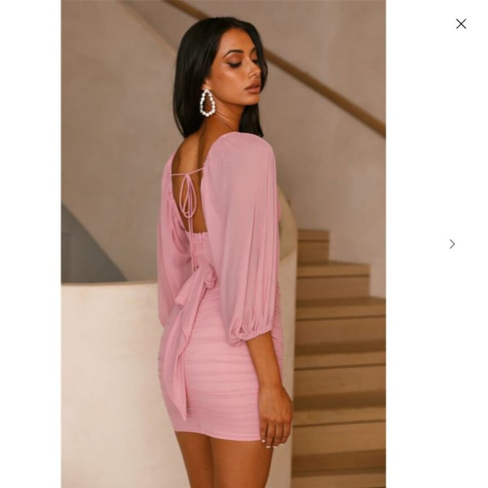NWT Hello Molly Favorite Line Dress Pink - Picture 2 of 7